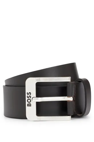 BOSS Men's Jemio_Sz40 Gürtel - Herren-Gürtel aus 100% hochwertigem Büffelleder, stilvoll und langlebig für jedes Outfit.