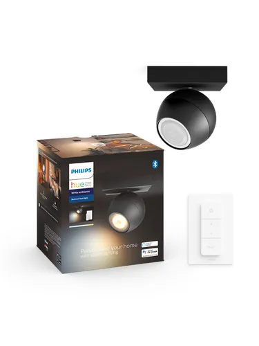 Philips Hue Buckram Single Spotlight