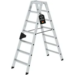 Produktbild PROREGAL Stufen-Stehleiter 2x7 Stufen