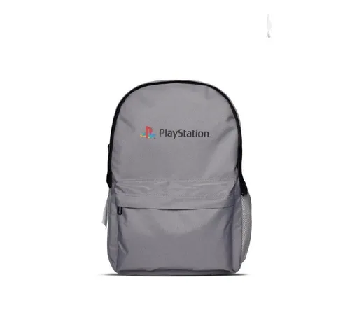 PlayStation Rucksack PS1 Grey Backpack - Damentaschen: Cooler Rucksack im PS1-Design mit klassischem Logo, gepolsterter Trennwand und verstellbaren Riemen für optimalen Komfort.