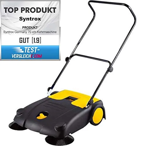 KEHRMASCHINE 70 cm BREIT mit 2 KEHRBÜRSTEN SYNTROX