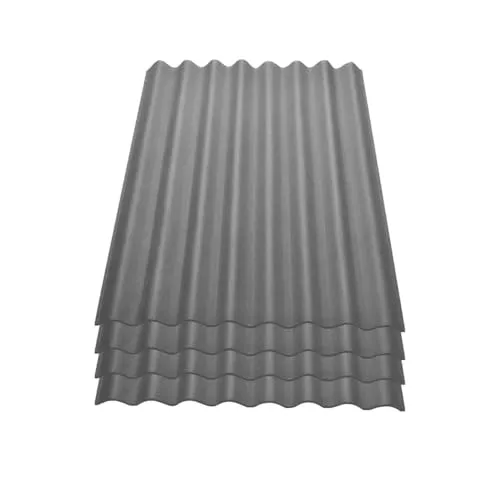 Onduline Easyline Dachplatte - Bitumenwellplatten in Grau - Dachbau: Ideal für Vordächer und Gartenhäuser, wasserdicht und stabil bei Dachneigungen von 7° bis 90°, leicht zu transportieren.