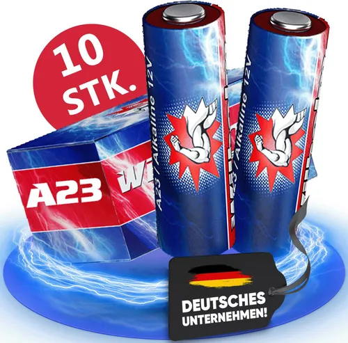 Wilhelm A23 12V Wilhelm Alkaline Batterien MN21 V23GA 23A L1028 12 Volt 55 mAh 10 x