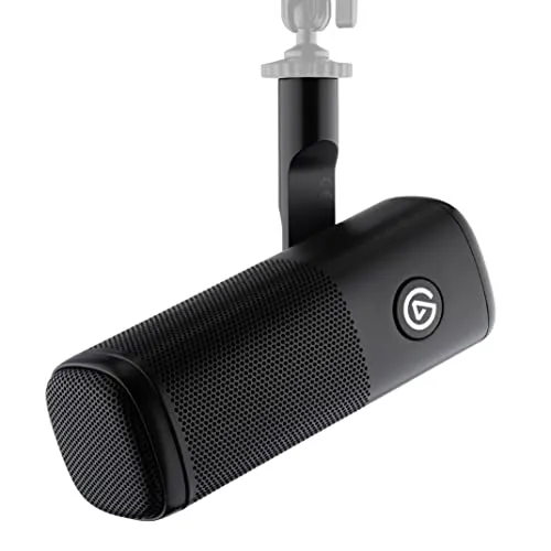 Elgato Wave DX - Dynamisches XLR-Mikrofon mit nierenförmiger Richtcharakteristik, ideal für Podcasting und Streaming mit hervorragender Klangqualität und Hintergrundgeräuschunterdrückung