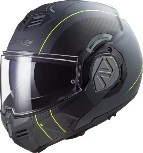 LS2 FF906 Advant Cooper Klapphelm 2XL - Motorradhelm mit 180° rotierendem Kinnbügel und kratzfestem, UV-beständigem Visier für optimalen Schutz und Komfort beim Fahren.