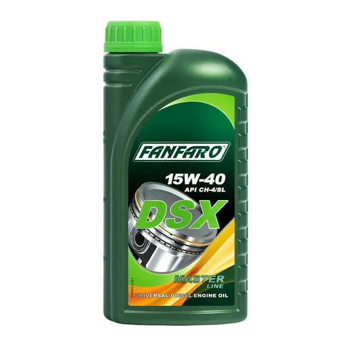 (1x1) Liter FANFARO 15W-40 DSX ACEA E3/B3/A3 / API CG-4/SL / MB 228.3/229.1 1