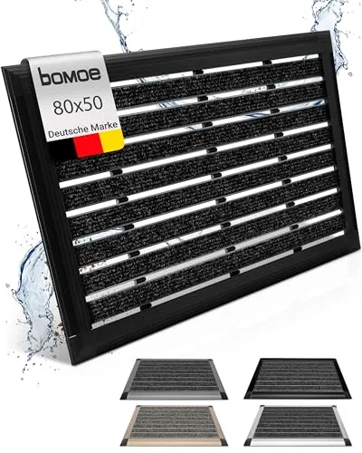 bomoe AluGant Fußabtreter 50x80 cm in grau von bomoe