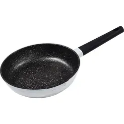 Ø24cm Bratpfanne ca. 5.5cm hoch KING® SHINE GREY aus Aluguss mit Keramikbeschichtung Innen: FUSION TI / Farbe: Grau - Grau