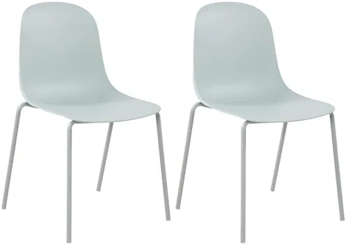 CLP 2er Set Stühle Hardin in türkis von CLP