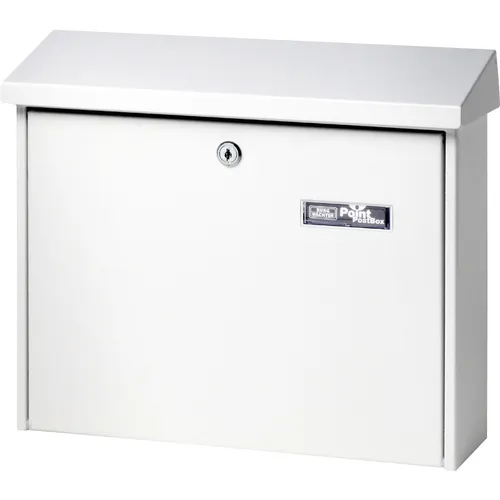 Burg Wächter 61150 JOURNAL 5867 Briefkasten aus Stahlblech - Wandbriefkasten mit verzinktem Stahl, optimales Kippdach schützt vor Feuchtigkeit, inkl. zwei Schlüsseln, entspricht Norm EN 13724.
