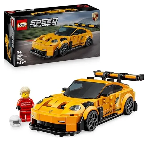 LEGO Speed Champions 77239 Porsche 911 GT3 RS - LEGO-Bausatz für Kinder ab 9 Jahren, 348 Bausteine, ideal für Rennsport-Fans und kreatives Spielen, Teil der neuen LEGO Speed Champions Serie 2025.