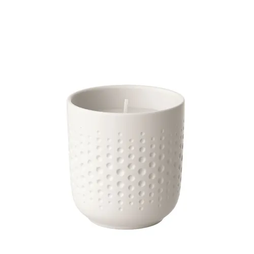 Villeroy & Boch Duftkerze Manufacture Collier blanc Perle Sparkle - Elegante Duftkerze in edlem Design, schafft eine entspannende Atmosphäre und verleiht jedem Raum einen Hauch von Luxus.