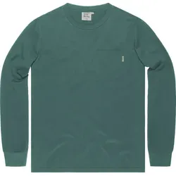 Vintage Industries Grant Pocket Langarmshirt, grün-blau, Größe S für Männer