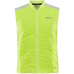 Craft ADV SUBZ Lumen Laufweste Herren - Neongrün, Größe XL - Thermo-Laufweste für Herren, bietet maximalen Schutz bei winterlichen Bedingungen und sorgt für Flexibilität und Bewegungsfreiheit beim Training.