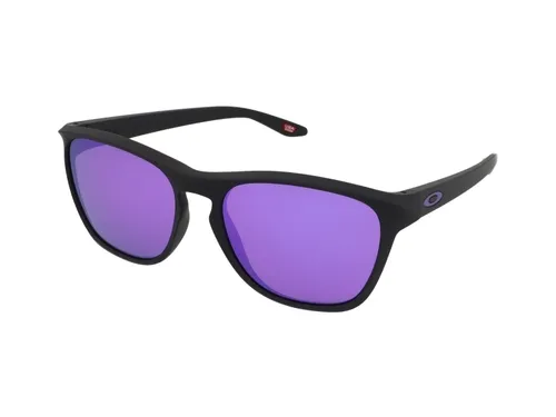 Oakley Manorburn Matte Black / Prizm Violet Sportbrille - Sportbrille mit leichtem O Matter-Rahmen und individuell anpassbaren Silikon-Nasenpads für optimalen Tragekomfort. Prizm Gläser verstärken Farben und Kontraste, ideal für Sportler!