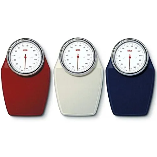 Seca Personenwaage Colorata 760 - Elfenbein, 150 kg Tragkraft - Personenwaagen mit robustem Design und leicht ablesbarem Zifferblatt, ideal für Liebhaber klassischer Stilrichtungen.