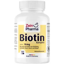 Biotin Komplex 10 mg+Zink+Selen hochdosiert Kaps. 180 St