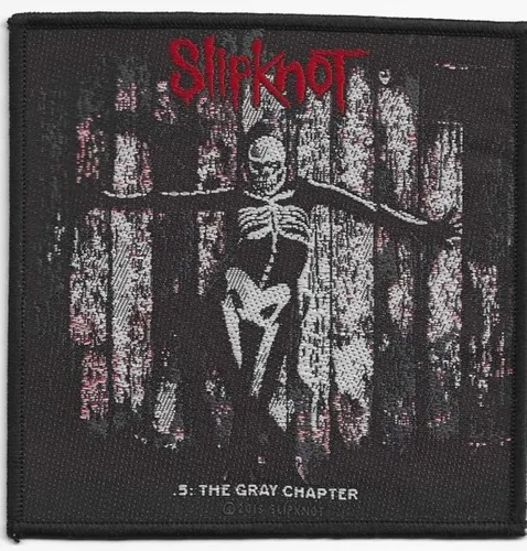 Slipknot - The Gray Chapter gewebter Aufnäher - woven Patch Neu & Official!