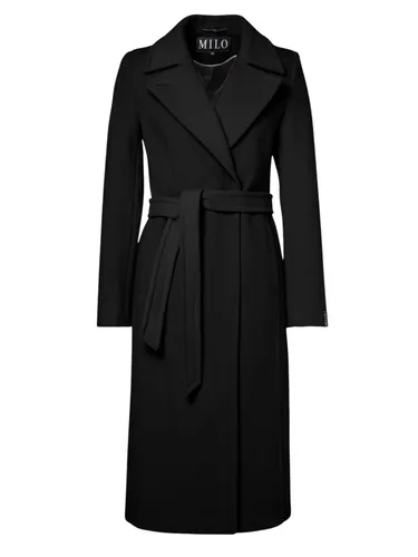 Milo Wintermantel Wanda (Wollmischung) schwarz Damen, Größe: 44 - Stylischer Damenmantel WANDA von Milo in klassischem Design. Der hochwertige Woll-Mix sorgt für ein angenehmes Tragegefühl und die flexible Passform ermöglicht vielseitige Looks.