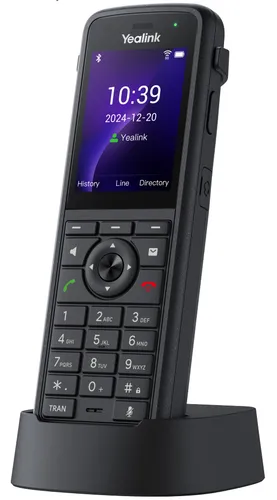 Yealink AX86R - Schnurloses VoIP-Telefon mit Bluetooth - Festnetztelefon mit modernster Bluetooth 5.0-Technologie, Rufnummernanzeige und Anklopffunktion für flexibles und komfortables Telefonieren.