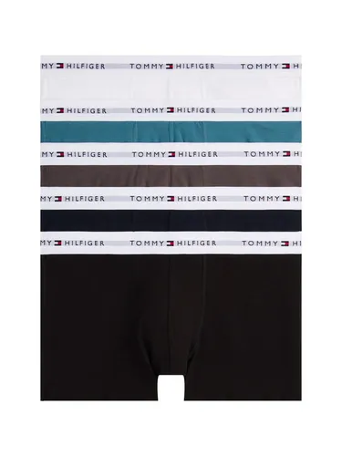 Tommy Hilfiger Underwear Boxer TRUNK 5 PACK - Bunt mit Logobund - Herrenunterhosen im praktischen 5er-Pack, aus elastischem Jersey für optimalen Tragekomfort und perfekten Sitz.