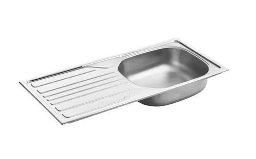 Carryhome Edelstahl Spüle 86x43.5 cm