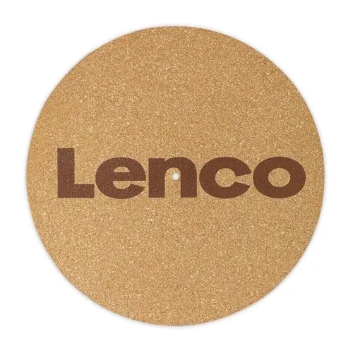 Lenco TTA-030CO Slipmat aus Kork 292 mm - Antistatisch, vibrationsdämpfend, kratzschützend - Passend für Standard-Plattenspieler - Nachhaltiges Zubehör für Vinyl-Liebhaber