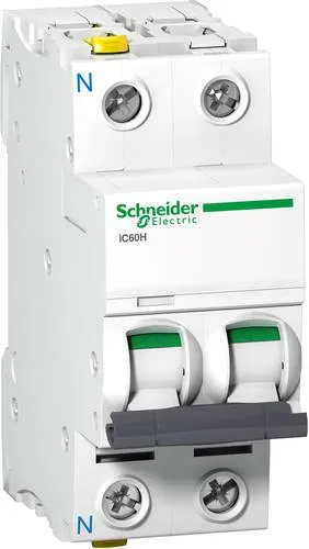 Schneider Electric Leitungsschutzschalter iC60H 16A B-Charakteristik - Sonstiges Elektromaterial, 1-polig+N, 10kA Schutz, mit VisiTrip Fehlermeldeanzeige und einfacher werkzeugloser Montage für maximale Sicherheit und Benutzerfreundlichkeit.