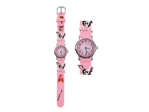 bb Klostermann Kinderuhr Pferde | Mädchen Armbanduhr | Kinder Uhr analog