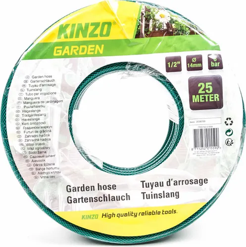 Gartenschlauch von Kinzo Garden 3-lagig, Stärke 1/2