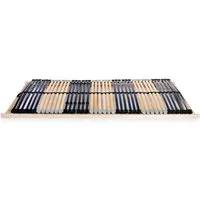 vidaXL 2X Lattenrost 70x200cm mit 42 Latten - Verstellbarer Lattenrahmen mit 7 Komfortzonen für optimale Unterstützung und Anpassungsfähigkeit, ideal für individuellen Schlafkomfort.