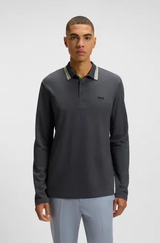BOSS GREEN Langarm-Poloshirt Plisy mit Streifen - Stylisches Langarm-Poloshirt »Plisy« von BOSS GREEN, ideal für Freizeit und Sport. Der hochwertige Jerseystoff sorgt für hohen Tragekomfort. Kombiniere es vielseitig für einen lässigen Look!