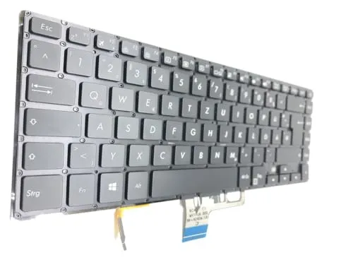 T-ProTek DEUTSCHE - Schwarz Tastatur Keyboard mit Beleuchtung kompatibel für Asus ZenBook Pro 15 UX550VD