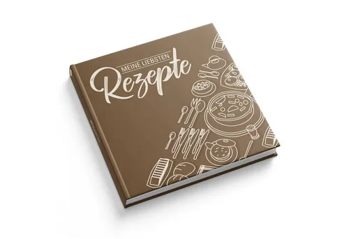 itenga Notizbuch itenga Rezeptbuch Braun