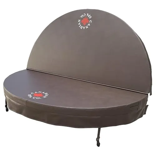 CANADIAN SPA CO. Poolabdeckung rund Ø 203 cm in braun von CANADIAN SPA CO.