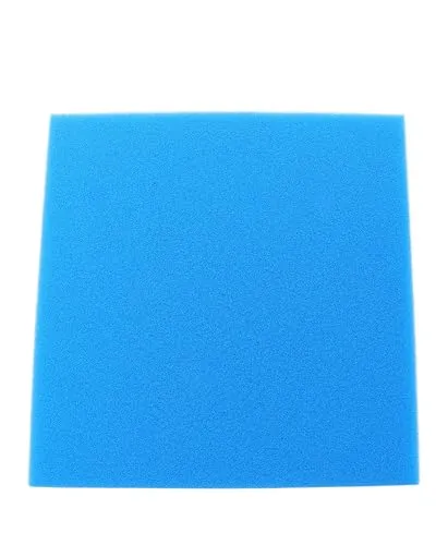 gws Filterschaum Blau 30PPI 50 cm x 50 cm x 3 cm zuschneidbar für Teich und Aquarium zur Feinfilterung und biologischen Nachfilterung