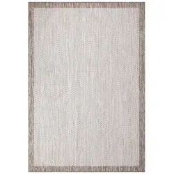 carpet city Outdoor-Teppich Beige, 280x380 cm - Wetterfester und pflegeleichter Outdoor-Teppich in stilvollen Naturfarben, ideal für Balkon und Terrasse, sorgt für eine gemütliche Atmosphäre.
