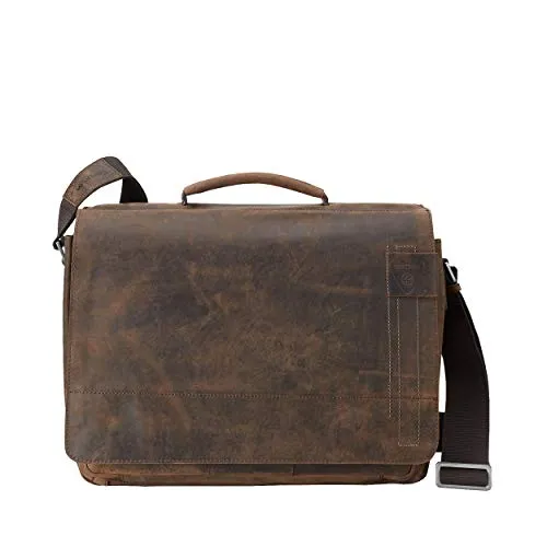 Strellson Richmond BriefBag XL 4010001260 - Hochwertige Herren Henkeltasche - Aktentaschen mit Laptopfach, 41x33x16 cm, stilvolles Design in Braun und ideal für Business und Reisen.