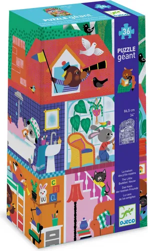 Djeco-Bodenpuzzle: Haus - 36 Teile von Djeco