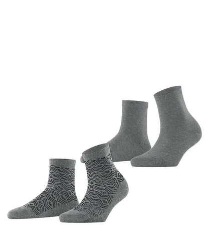 Esprit Kurzsocken Heart Pattern 2-Pack Kurzsocken (2-Paar)