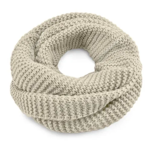 Neverless Loop Damen Loopschal Strickschal Schlauchschal Winterschal einfarbig Neverless®