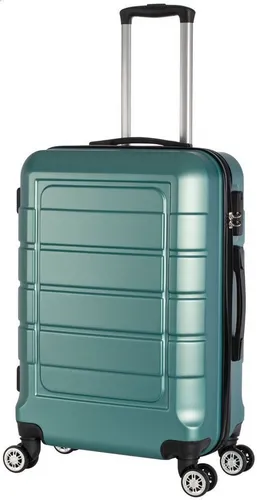 Cahoon Hartschalen-Trolley Koffer Hartschalenkoffer Trolley Reisekoffer 68 Liter = mittlere Größe, 4 Rollen