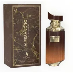 ALESSANDRO II EDP 100ml Volare – Exotischer Duft - Entdecken Sie den ALESSANDRO II EDP von Volare, eine harmonische Kombination aus Oud, Gewürzen, Rose und Jasmin. Ideal für besondere Anlässe, verleiht dieser Duft Eleganz und Wärme.