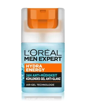 L'Oréal Men Expert Hydra Energy 24H Anti-Müdigkeit Gel - Gesichtspflege für Männer: Dieses kühlende Gel spendet 24 Stunden Feuchtigkeit, reduziert Glanz und beruhigt Hautirritationen mit der innovativen Air-Gel Technologie.