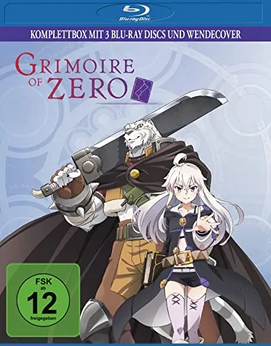 Grimoire of Zero - Komplettbox [Blu-ray] - Fesselnde Anime-Serie über Magie und Abenteuer, perfekt für Fans ab 12 Jahren.
