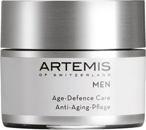 Artemis Herrenpflege Men Age Defense Care 50 ml - Nachtpflege für Männer mit Anti-Aging-Effekt, Preisträger des Prix de Beauté 2015, strafft das Hautbild und mildert Falten dank innovativem SwissSummit Compound.