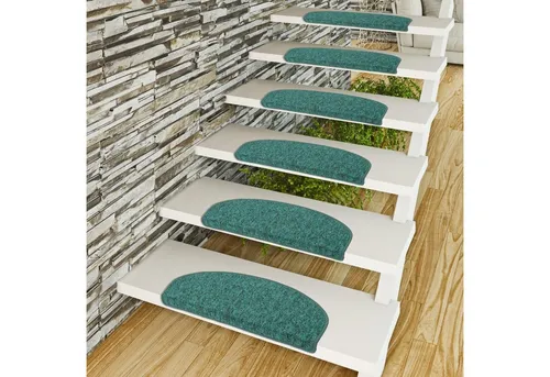 Pergamon Stufenmatte Trend Schlinge Stufenmatte Strong 15er-Set, Halbrund, Höhe: 5 mm