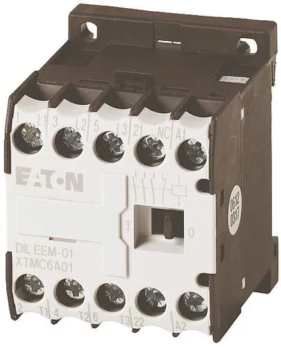 Eaton 051633 Leistungsschütz - 3-polig + 1 Öffner, 3 kW 400 V AC3, zuverlässige Steuerung für elektrische Anwendungen