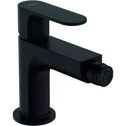 hansgrohe Rebris S Einhebel-Bidetmischer 72210670 - Sonstige Armaturen, eleganter Bidetmischer in mattschwarz mit ergonomischem Griff und Zugstangen-Ablaufgarnitur für modernes Baddesign.