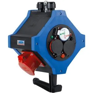 Hedi Energie-Hängeverteiler IP44 6 x Schuko, 2 x CEE 5 x 16A - KVE602016 - Steckdosen & Zubehör, wetterfester Verteiler mit 6 Schuko- und 2 CEE-Anschlüssen für vielseitige Nutzung im Außenbereich.